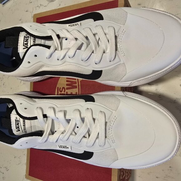 VANS UltraRange Exo Mens US Size 10 White Black VN0A4U1KWHT Shoes NEW - Picture 4 of 13